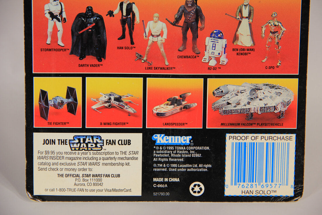 Star Wars Han Solo 1995 POTF Action Figure ENG Red Card L015333