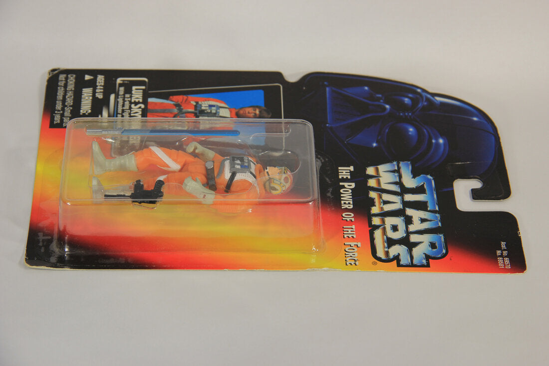 Star Wars Luke Skywalker X-Wing Fighter Pilot POTF ENG Red Card Rare Transition Tray MOC L015334