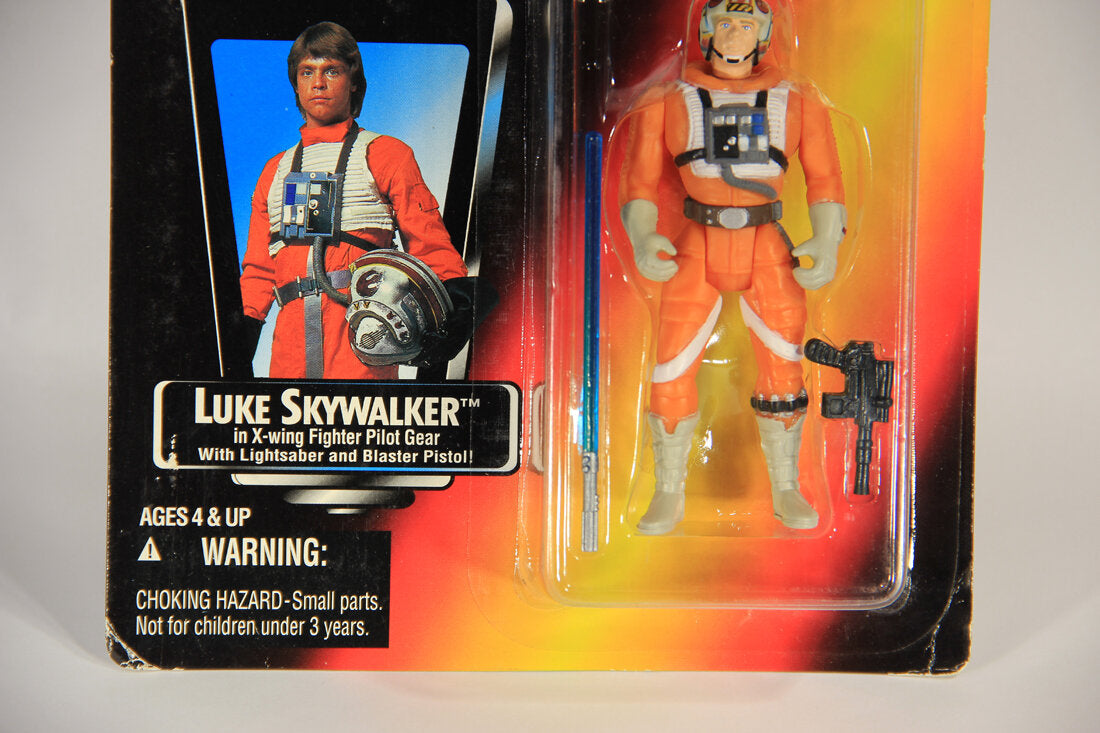 Star Wars Luke Skywalker X-Wing Fighter Pilot POTF ENG Red Card Rare Transition Tray MOC L015334