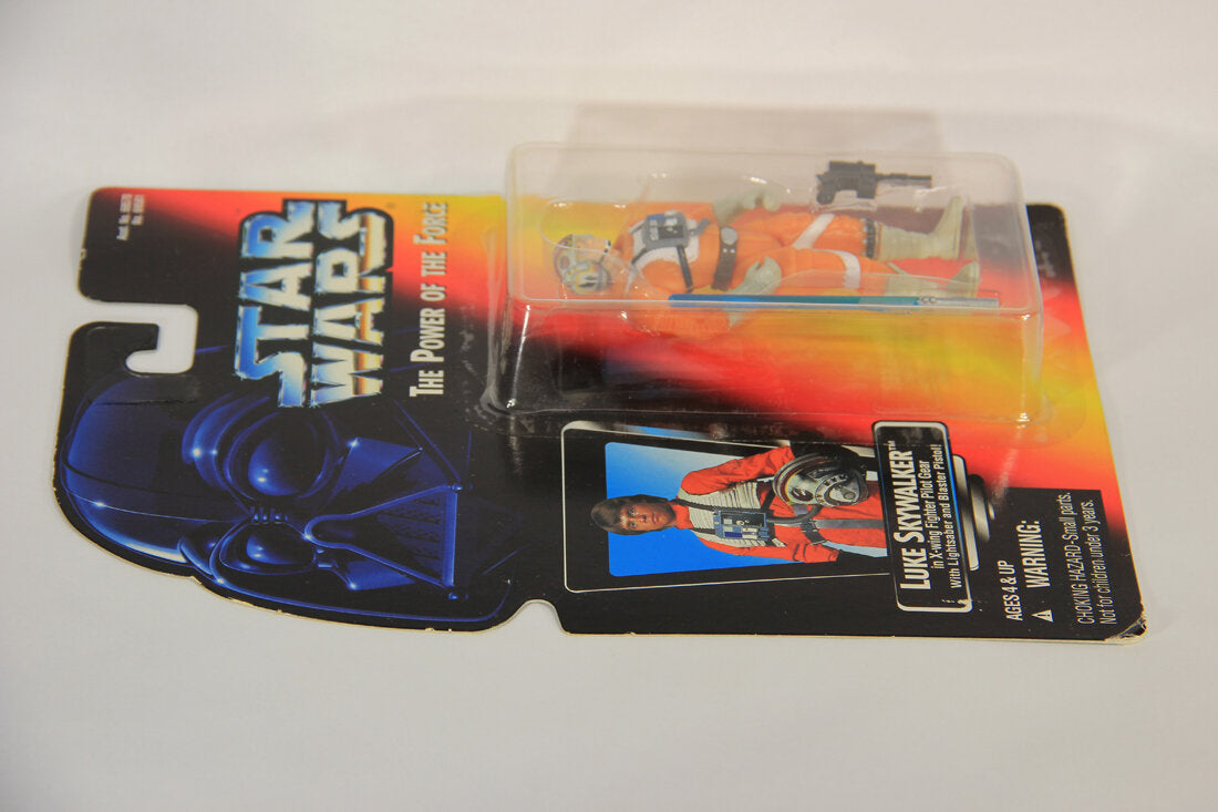 Star Wars Luke Skywalker X-Wing Fighter Pilot POTF ENG Red Card Rare Transition Tray MOC L015334