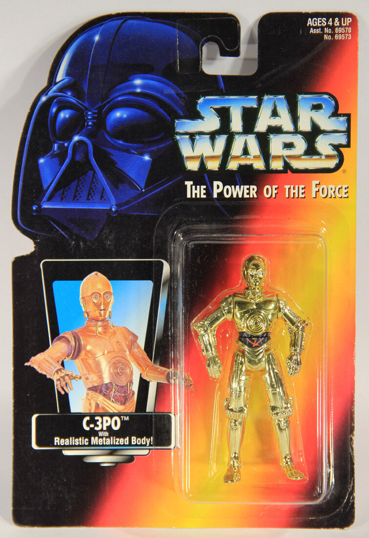 Star Wars C-3PO 1995 POTF Action Figure ENG Red Card L015335
