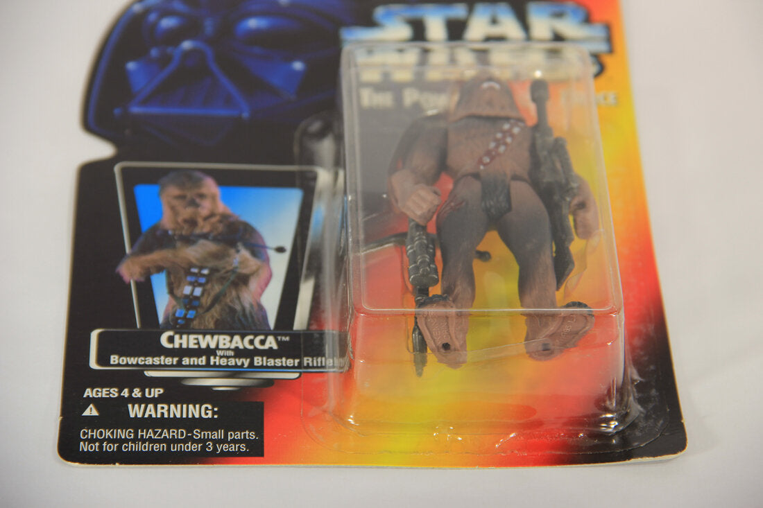 Star Wars Chewbacca 1995 POTF Action Figure ENG Red Card L015336