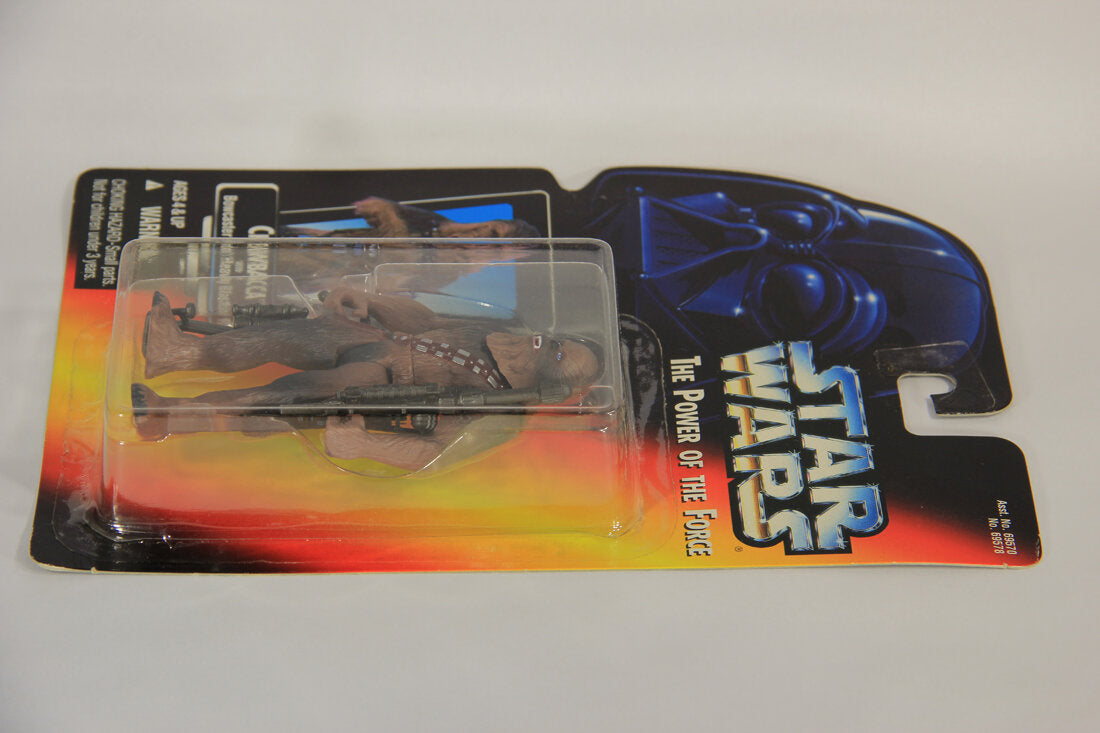 Star Wars Chewbacca 1995 POTF Action Figure ENG Red Card L015336
