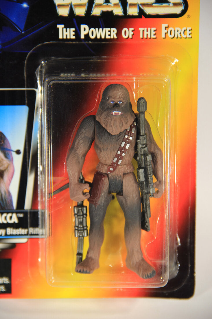 Star Wars Chewbacca 1995 POTF Action Figure ENG Red Card L015336