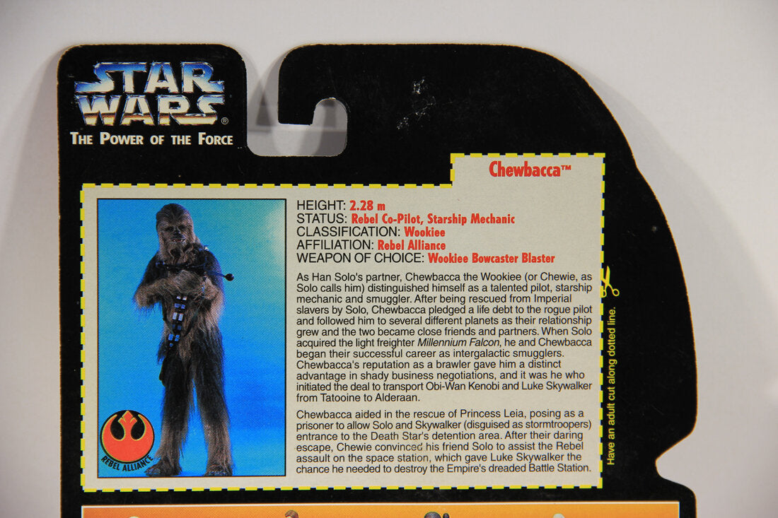 Star Wars Chewbacca 1995 POTF Action Figure ENG Red Card L015336