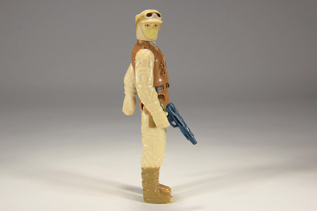 Star Wars Rebel Soldier 1980 ESB Figure Pale Face Hong Kong COO III-1a Smile L015353