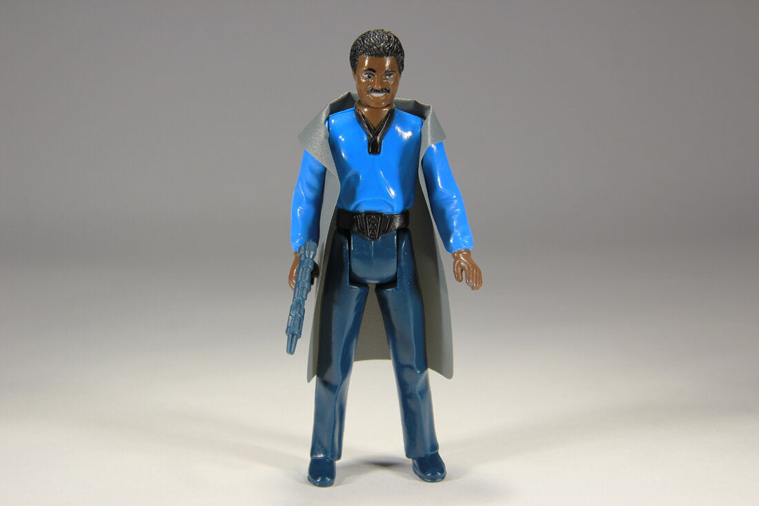 Star Wars Lando Calrissian 1980 ESB Figure White Teeth Variant Hong Kong COO L015359