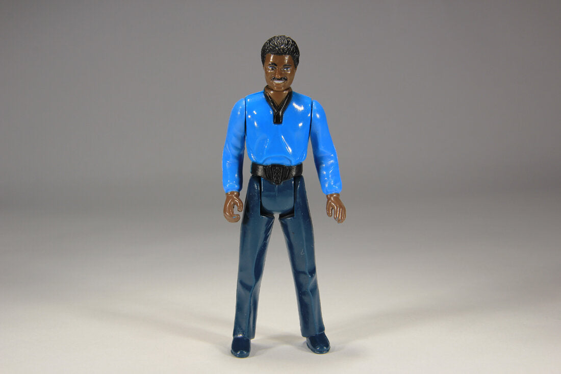 Star Wars Lando Calrissian 1980 ESB Figure White Teeth Variant Hong Kong COO L015359