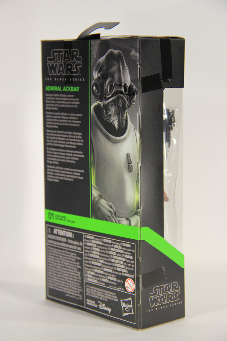 Star Wars Admiral Ackbar #01 Black Series Galaxy Return Of The Jedi 6 Inch Figure MISB L015400
