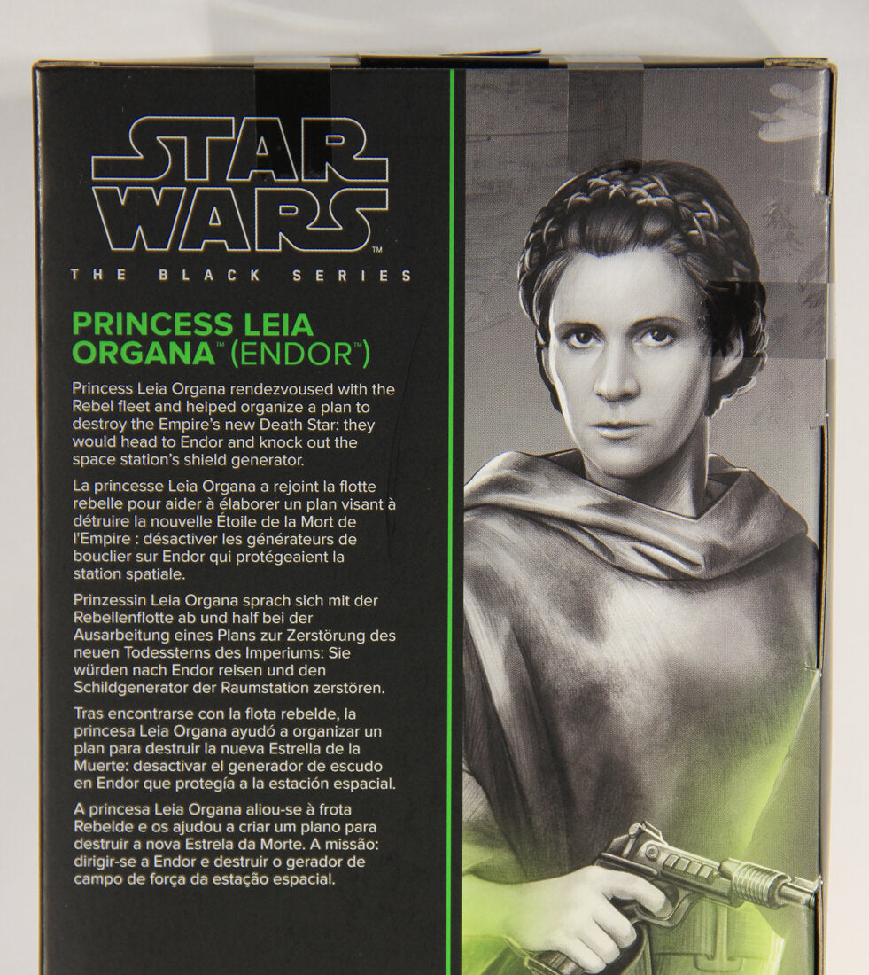 Star Wars Princess Leia Organa Endor #03 Black Series Galaxy ROTJ 6 Inch Figure MISB L015401