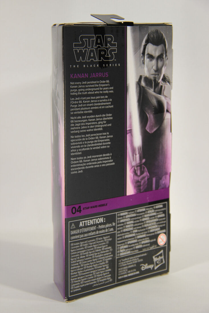 Star Wars Kanan Jarrus #04 Rebels The Black Series Galaxy Exclusive 6 Inch Figure MISB L015402