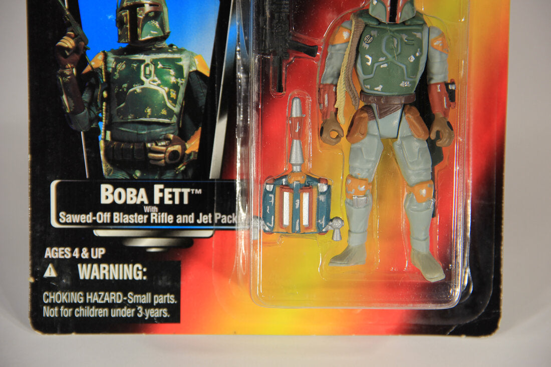Star Wars Boba Fett Full Circle Variant 1995 POTF Action Figure ENG Red Card L015407