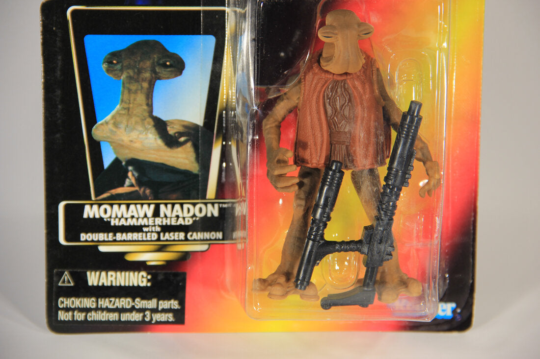 Star Wars Momaw Nadon Hammerhead 1996 POTF Action Figure ENG Red Card L015408