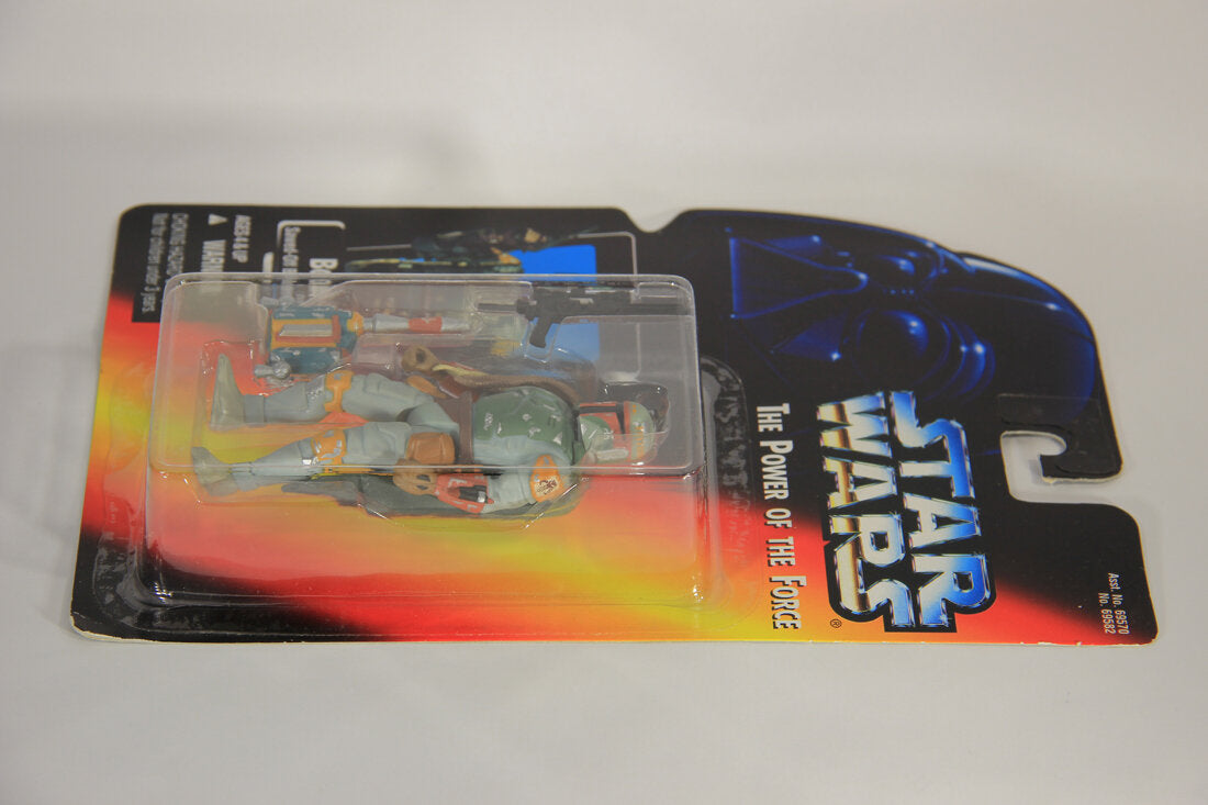 Star Wars Boba Fett Half Circle Variant 1995 POTF Action Figure ENG Red Card L015410