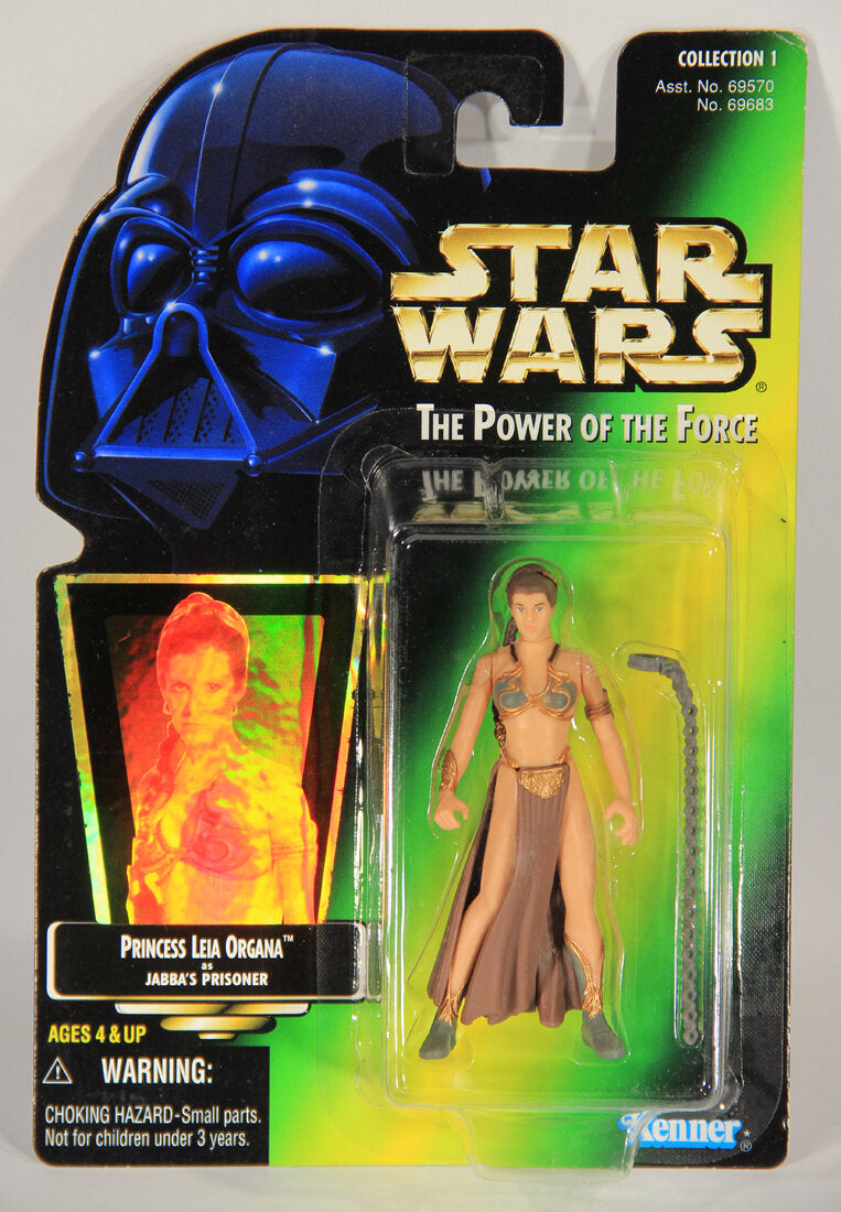 Star Wars Princess Leia Organa Jabba's Prisoner 1997 POTF ENG Holofoil Collection 1 L015412