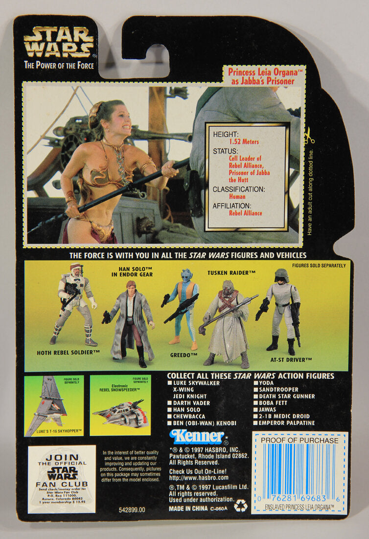 Star Wars Princess Leia Organa Jabba's Prisoner 1997 POTF ENG Holofoil Collection 1 L015412