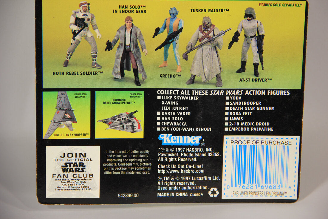 Star Wars Princess Leia Organa Jabba's Prisoner 1997 POTF ENG Holofoil Collection 1 L015412