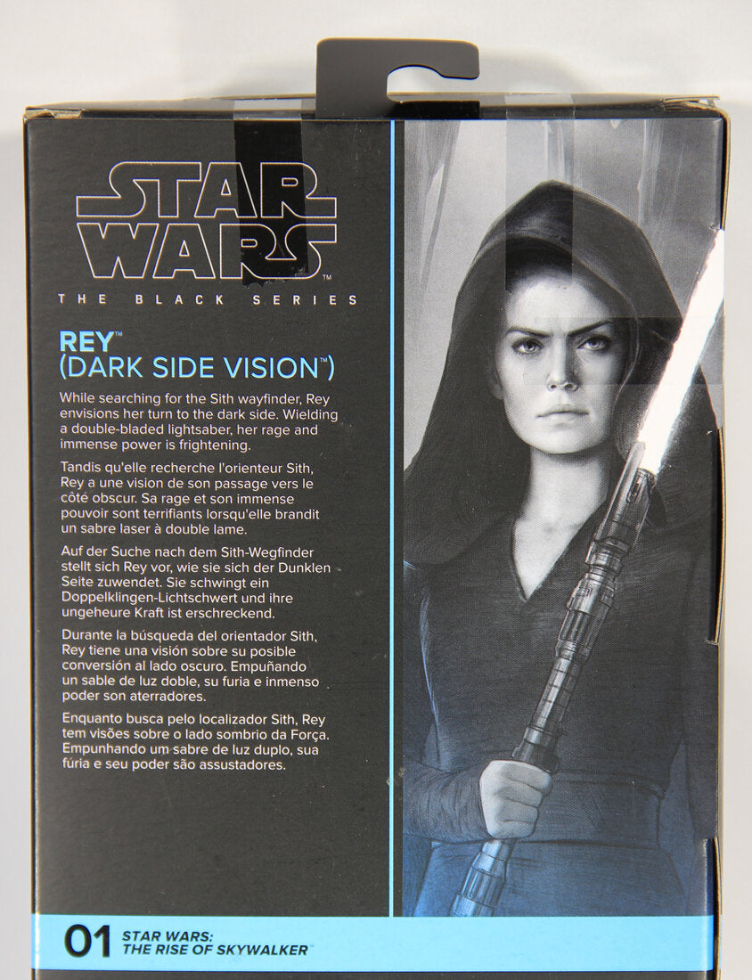 Star Wars Rey Dark Side Vision #01 Rise Of Skywalker Black Series Galaxy 6 Inch Figure MISB L015425