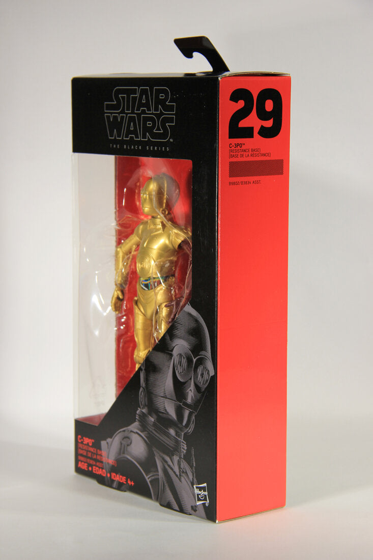 Star Wars C-3PO Resistance Base #29 Dark Red Arm Black Series 6 Inch Figure MISB L015427