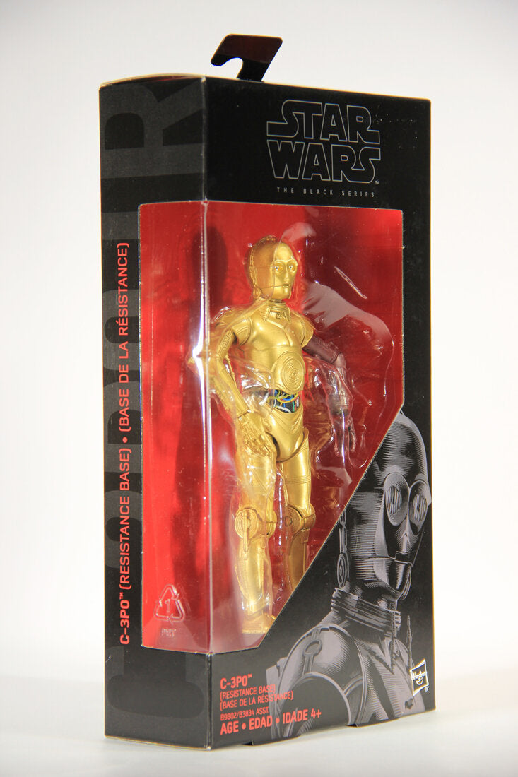 Star Wars C-3PO Resistance Base #29 Dark Red Arm Black Series 6 Inch Figure MISB L015427