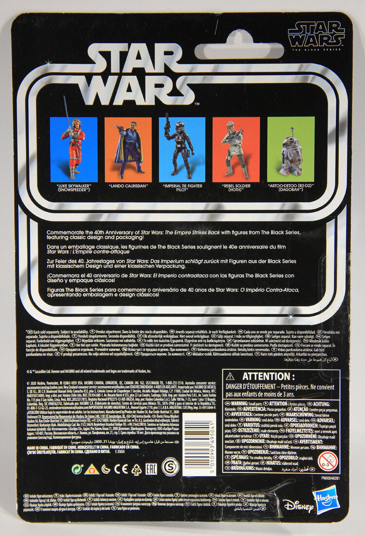 Star Wars Imperial TIE Fighter Pilot Black Series 40th Anniversary ESB 6 Inch MOC L015432