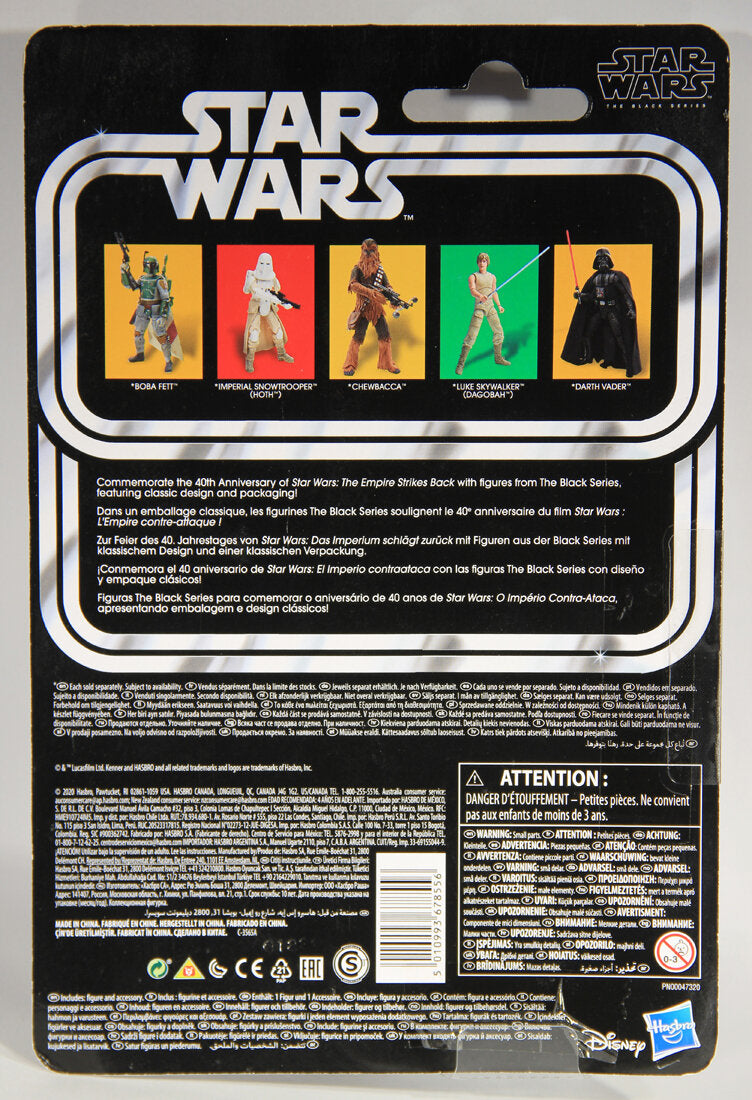 Star Wars Chewbacca The Black Series 40th Anniversary The Empire Strikes Back 6 Inch MOC L015435