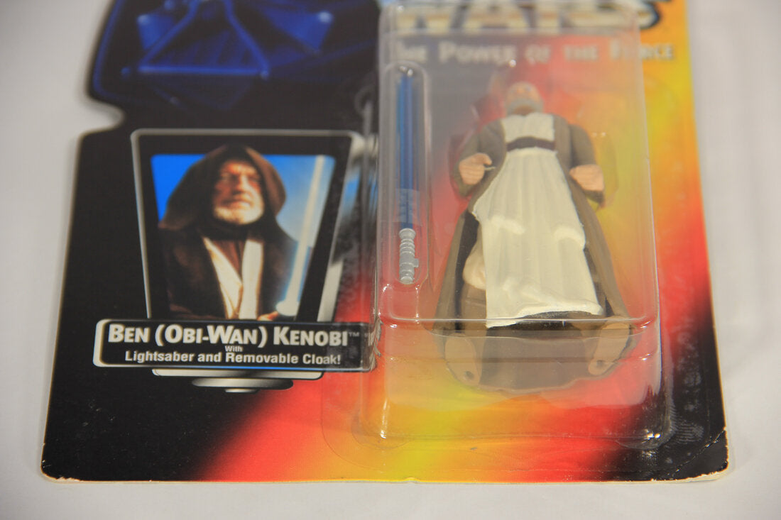 Star Wars Ben Obi-Wan Kenobi Short Saber Variant 1995 POTF Action Figure ENG Red Card L015438