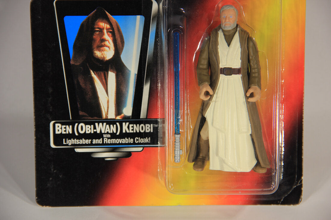 Star Wars Ben Obi-Wan Kenobi Short Saber Variant 1995 POTF Action Figure ENG Red Card L015438