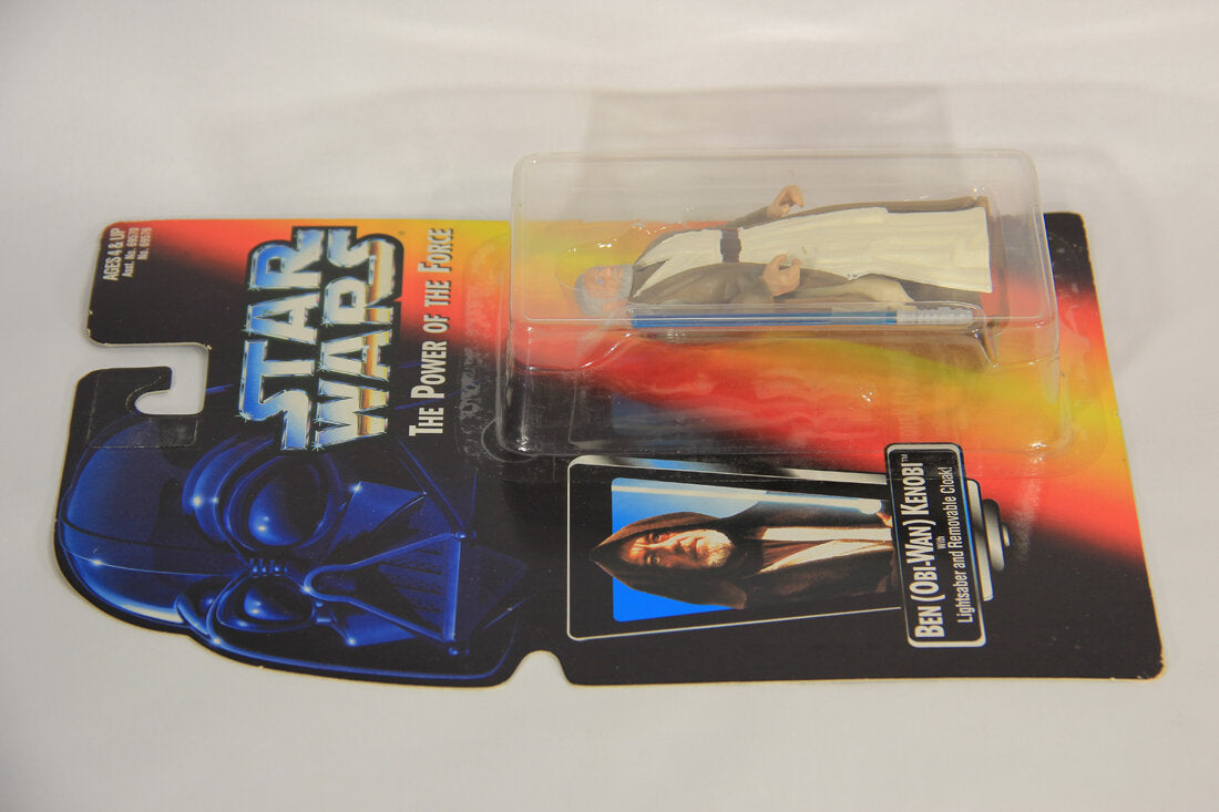 Star Wars Ben Obi-Wan Kenobi Short Saber Variant 1995 POTF Action Figure ENG Red Card L015438