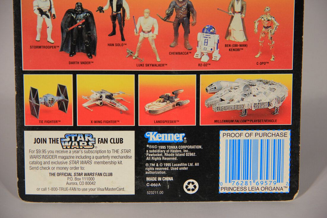 Star Wars Princess Leia Organa 1995 POTF Action Figure ENG Red Card L015439