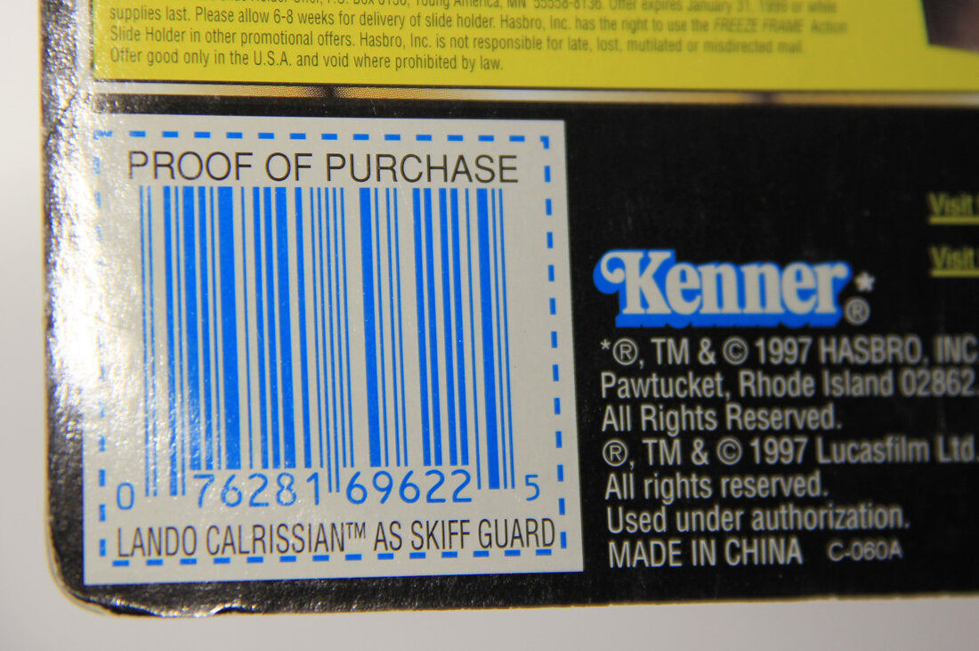 Star Wars Lando Calrissian 1997 POTF Freeze Frame Action Slide ENG Card Collection 1 L015447