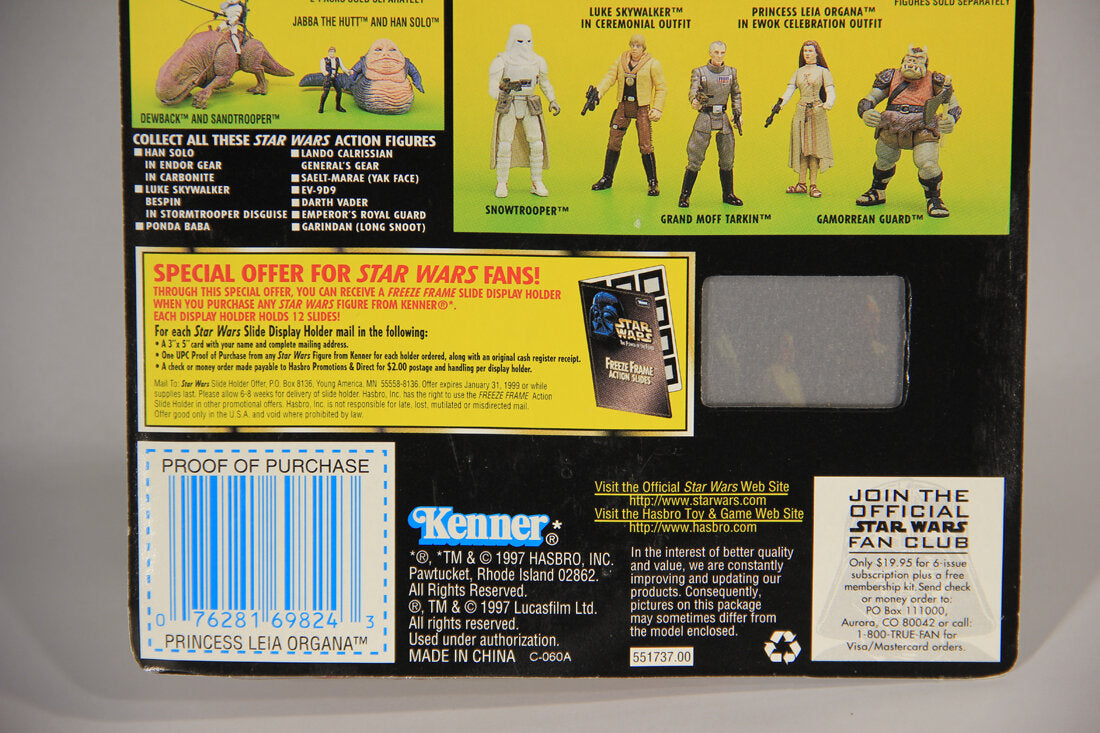 Star Wars Princess Leia Organa POTF Freeze Frame Action Slide ENG Card Collection 1 L015449