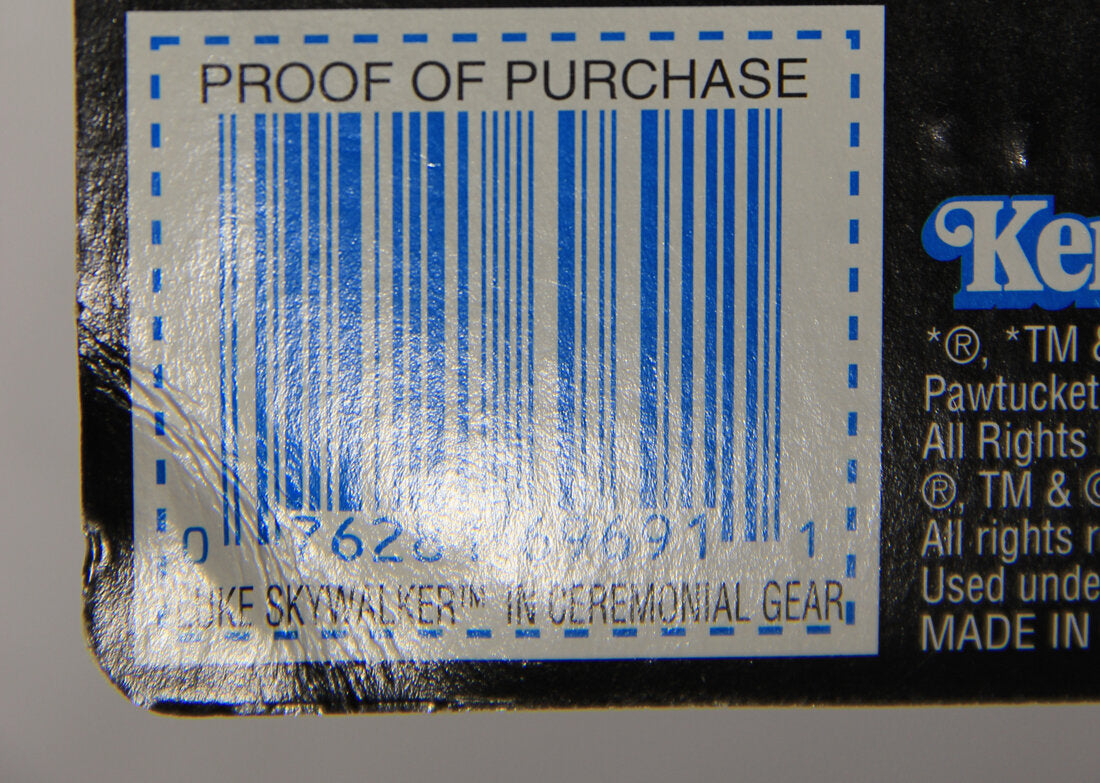 Star Wars Luke Skywalker Ceremonial Outfit POTF Freeze Frame Slide ENG Collection 1 L015454