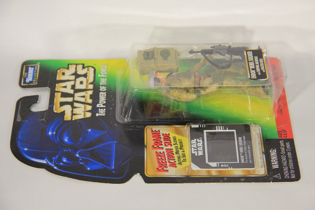 Star Wars Endor Rebel Soldier 1997 POTF Freeze Frame Slide ENG Card Collection 1 L015459
