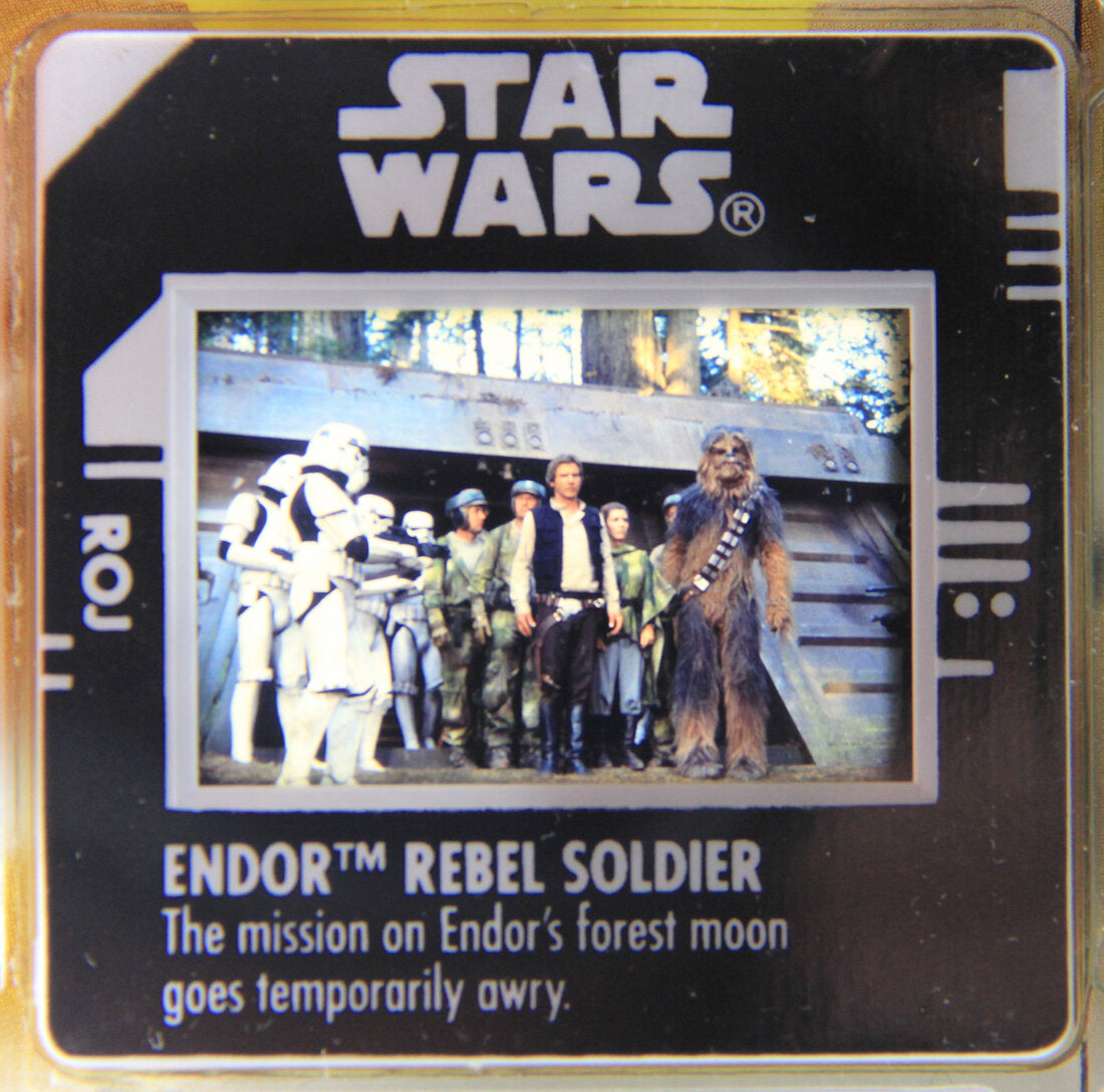 Star Wars Endor Rebel Soldier 1997 POTF Freeze Frame Slide ENG Card Collection 1 L015459