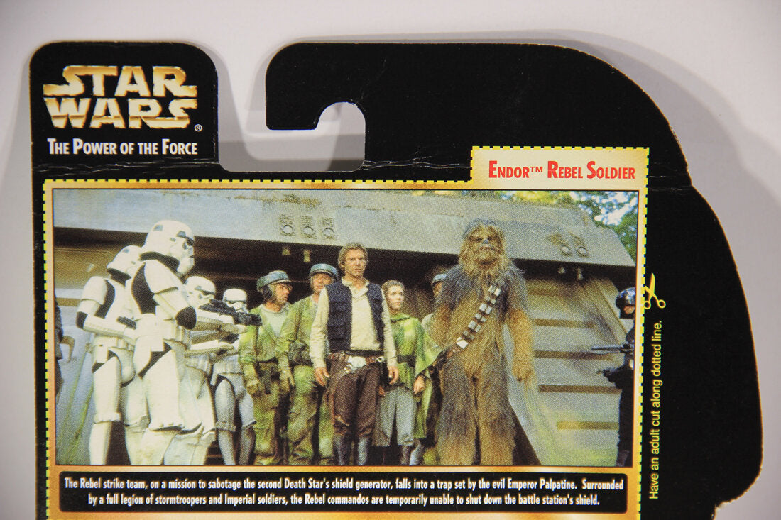 Star Wars Endor Rebel Soldier 1997 POTF Freeze Frame Slide ENG Card Collection 1 L015459