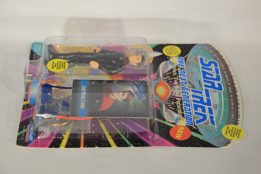 1993 Star Trek The Next Generation Cadet Wesley Crusher Action Figure ENG Card L015470