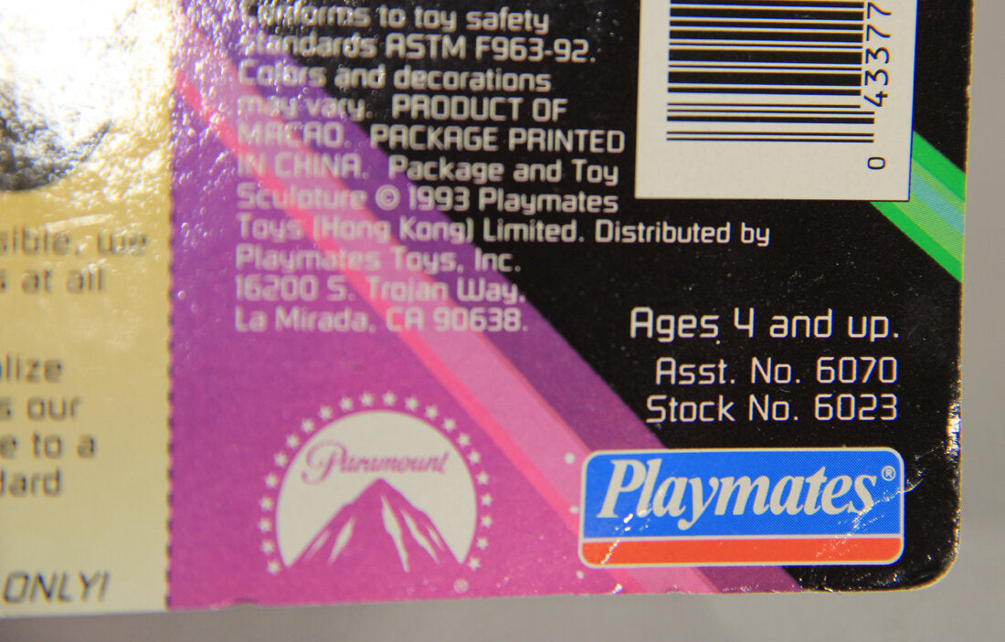 1993 Star Trek The Next Generation Locutus Captain Jean-Luc Picard As Borg Figure ENG Card L015472