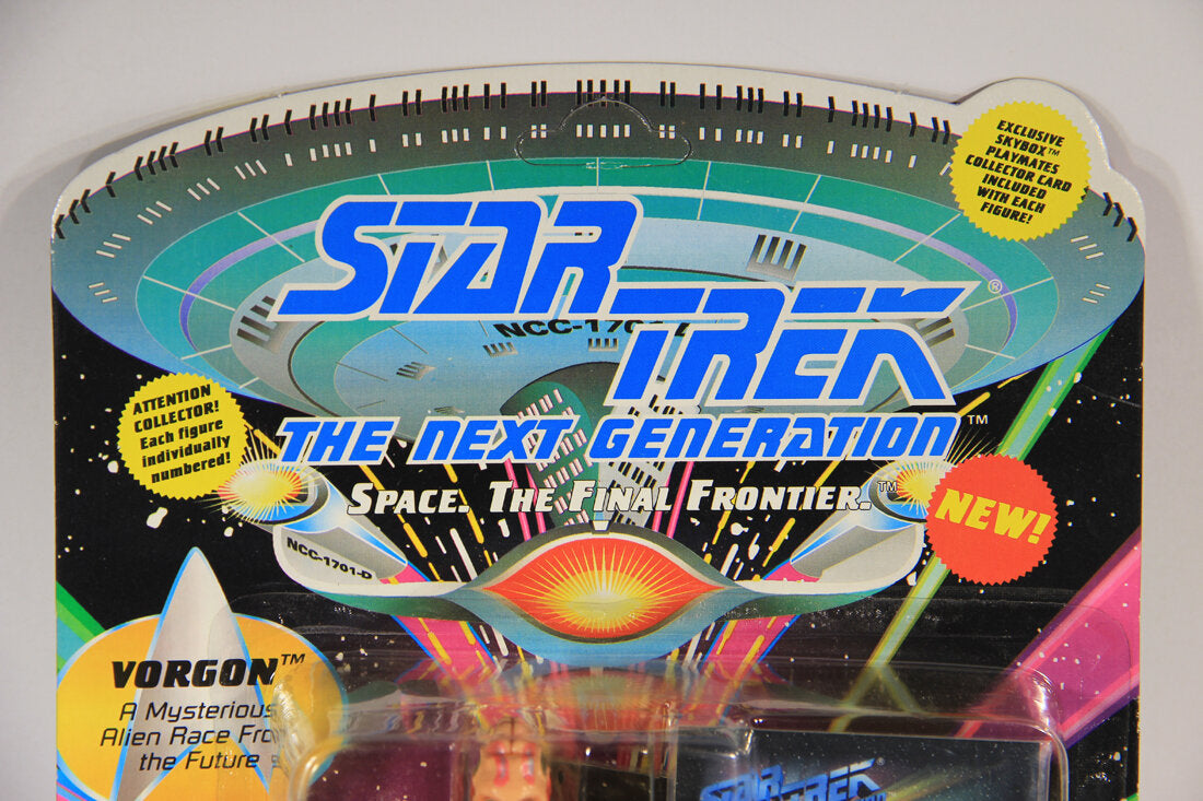 1993 Star Trek The Next Generation Vorgon Mysterious Alien Action Figure ENG Card L015483