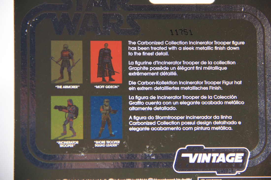 Star Wars Mandalorian Incinerator Trooper Carbonized Exclusive The Vintage Collection MOC L015510