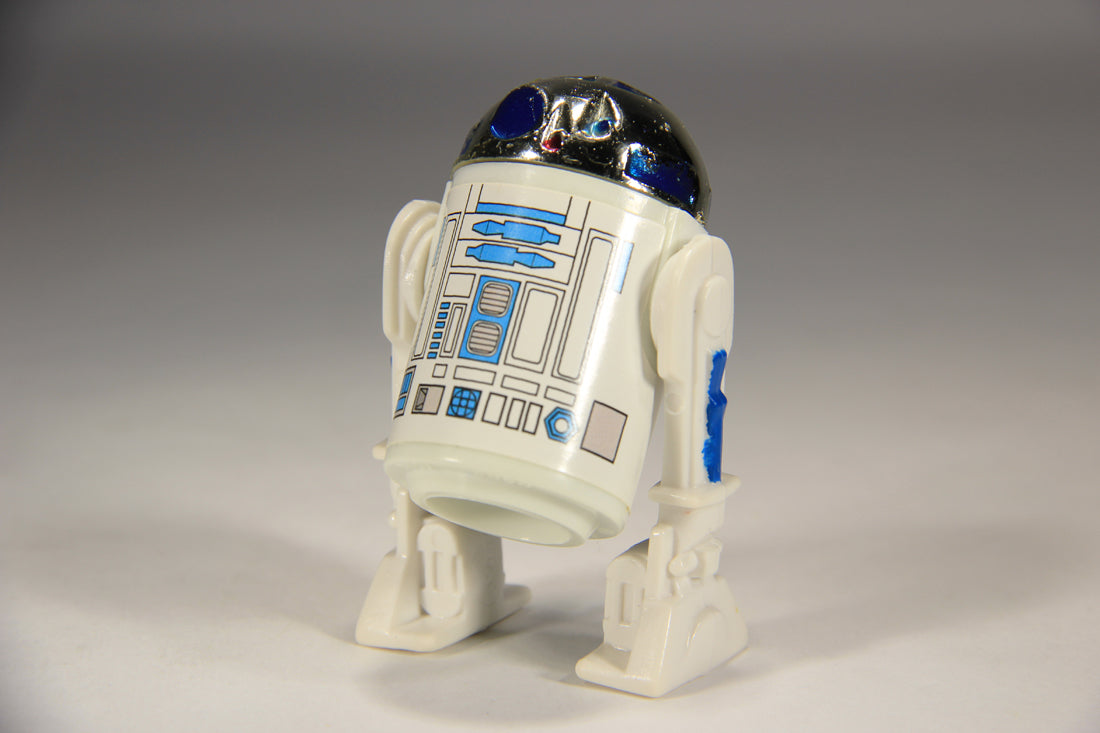 Star Wars R2-D2 1977 Artoo-Detoo Droid Vintage Action Figure Deep Blue Dome Hong Kong COO L015531