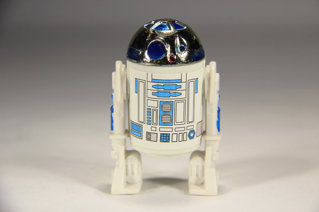 Star Wars R2-D2 1977 Artoo-Detoo Droid Vintage Action Figure Deep Blue Dome Hong Kong COO L015531