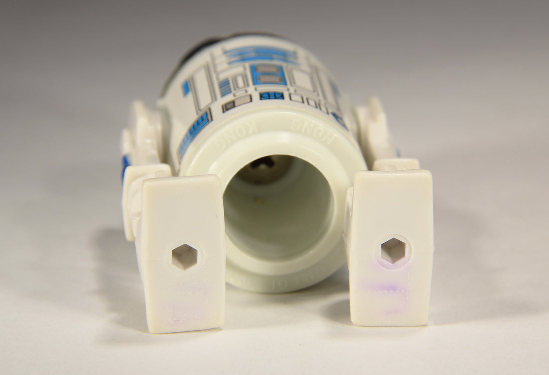Star Wars R2-D2 1977 Artoo-Detoo Droid Vintage Action Figure Deep Blue Dome Hong Kong COO L015531