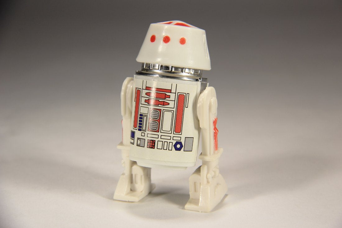 Star Wars R5-D4 1978 Vintage Droid Action Figure Red Bar Variant Repro Decal Hong Kong COO L015534