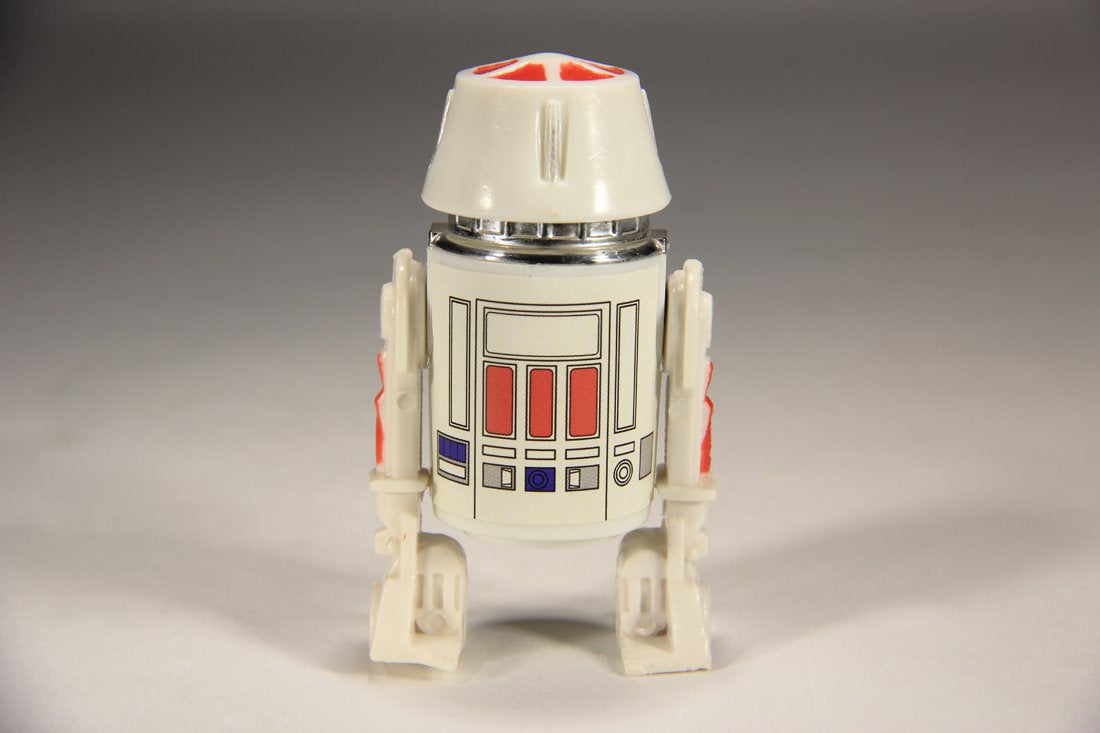 Star Wars R5-D4 1978 Vintage Droid Action Figure Red Bar Variant Repro Decal Hong Kong COO L015534