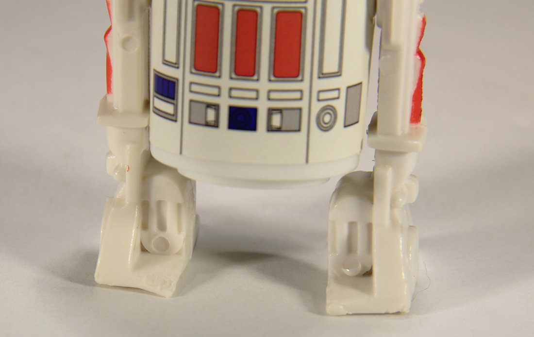 Star Wars R5-D4 1978 Vintage Droid Action Figure Red Bar Variant Repro Decal Hong Kong COO L015534