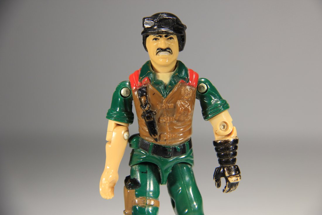 GI Joe 1984 Mutt V-1 Vintage Action Figure LIGHT DAMAGE Hong Kong