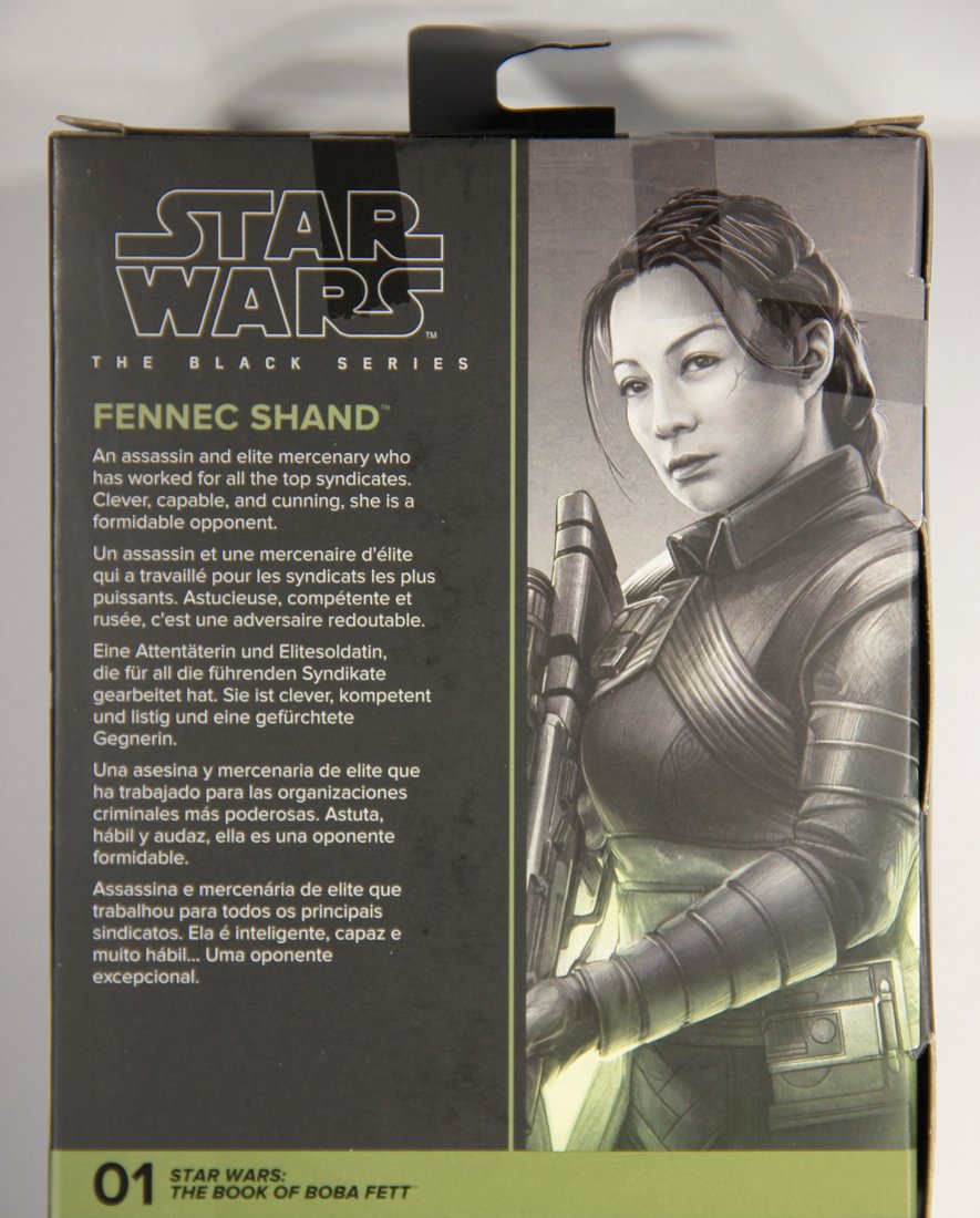 Star Wars Fennec Shand Book Of Boba Fett #01 Black Series Galaxy 6 Inch Action Figure MISB L015578
