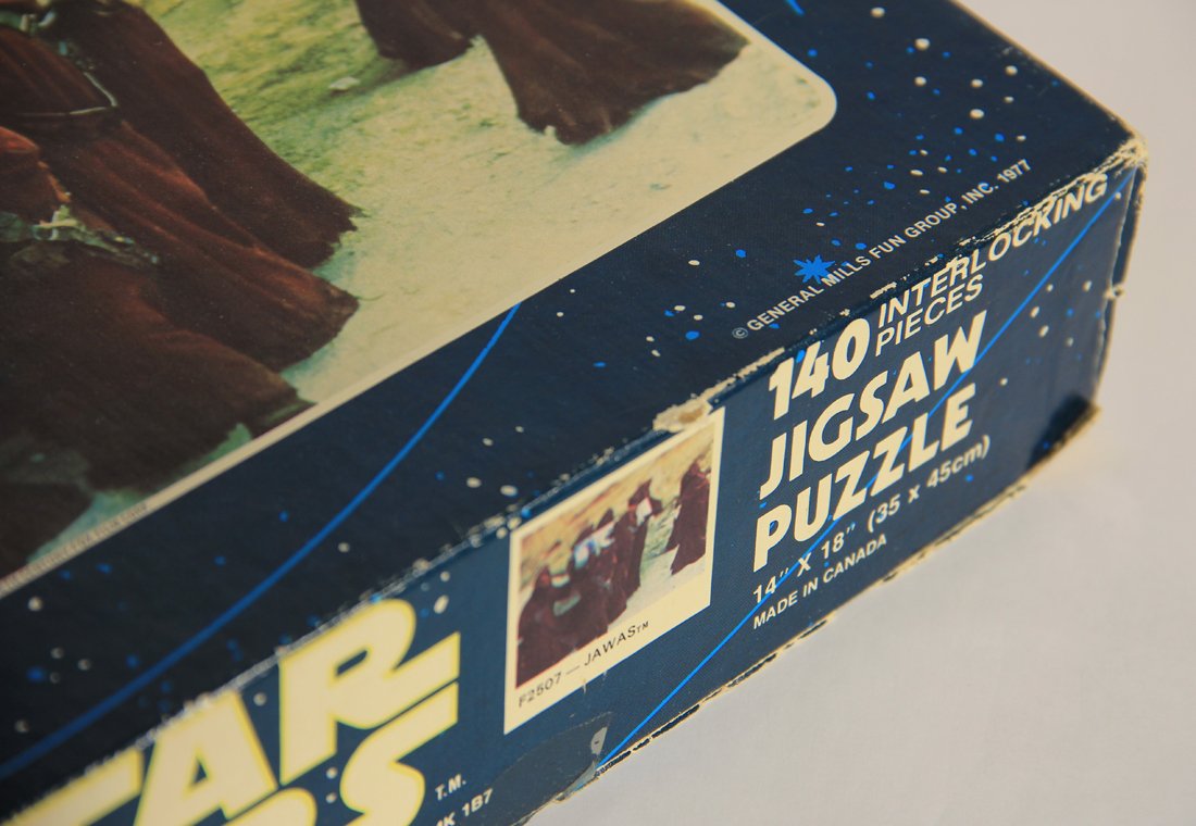 Star Wars 1977 Jigsaw Puzzle Jawas R2-D2 Canadian Edition FR-ENG L015590
