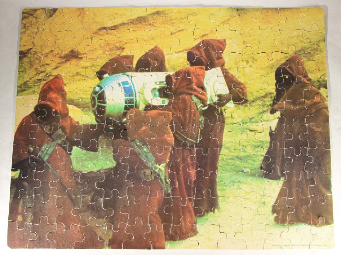 Star Wars 1977 Jigsaw Puzzle Jawas R2-D2 Canadian Edition FR-ENG L015590